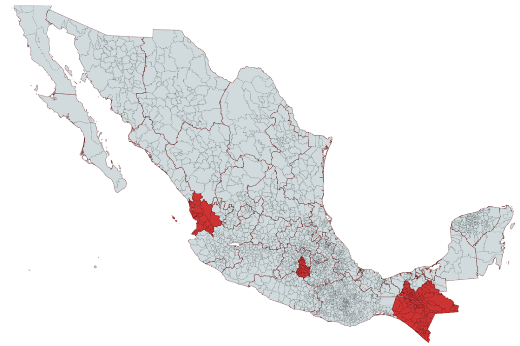mapa de mexico mapa de estados com plomeria